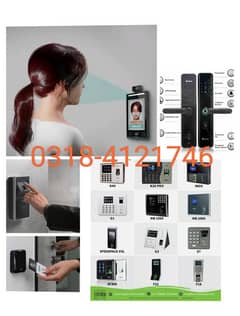 Zkteco Fingerprint attendence Electric magnetic door Access control
