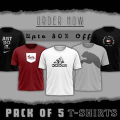 Pack Of 5 T-Shirts