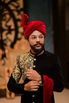 Baraat embroidered shairwani