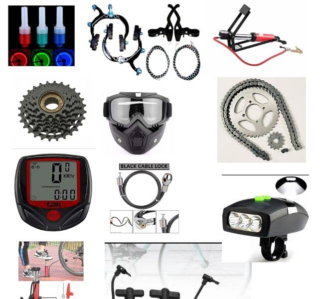 Bicycle accessories (Delivery available) 0