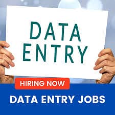 We need data entry epert Mlae/Female
