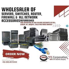 HP, Dell, Cisco, Fortinet - Server, Switch, Router, Firewall, License.