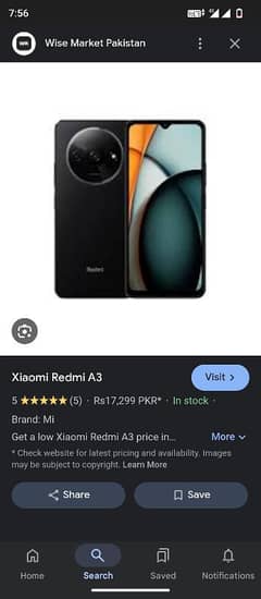 Redmi a3 black colour 10/10