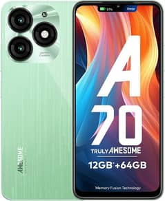 itel a70 with box used 10 day