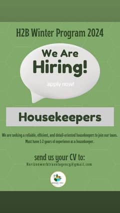 Cleaning staff Required Islamabad & Rawalpindi