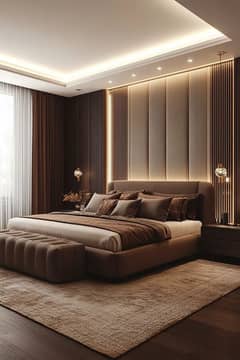 Bed set/king size bed/luxury bed/dressing table/furniture/Double bed