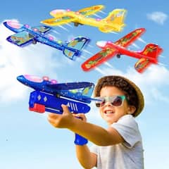 Airplane Launcher Gun Toy For Kids Aircraft Shooting Gun Toy Cool Outs