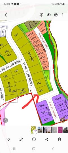 27 Marla. Corner Plot  Garden City  Zone 1