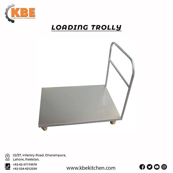 Working Table / Breading Table / Storage Wracks / Food Serving Trolly 6