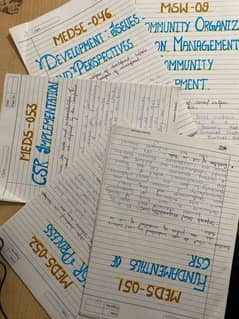 Handwriting assignment, Data typing