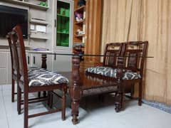 wood carving Dining set