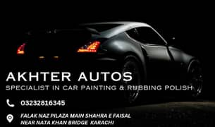 car painting and rubbing Polish services