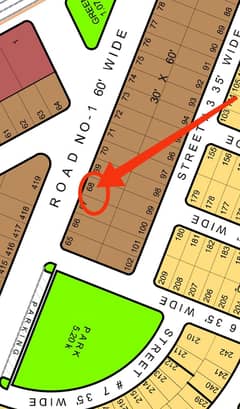 7 MARLA G-BLOCK IDEAL LOCATION 60ft ROAD CATAGORY PLOT AVAILABLE