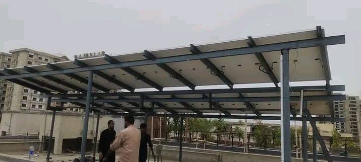 Solar Stands Installation 3