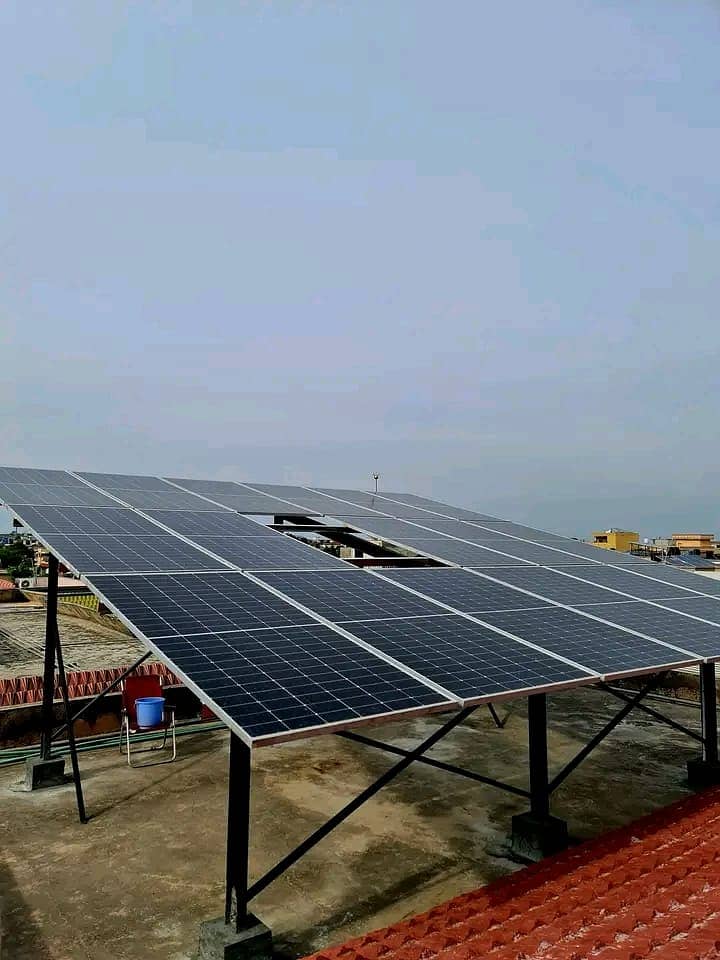Solar Stands Installation 1