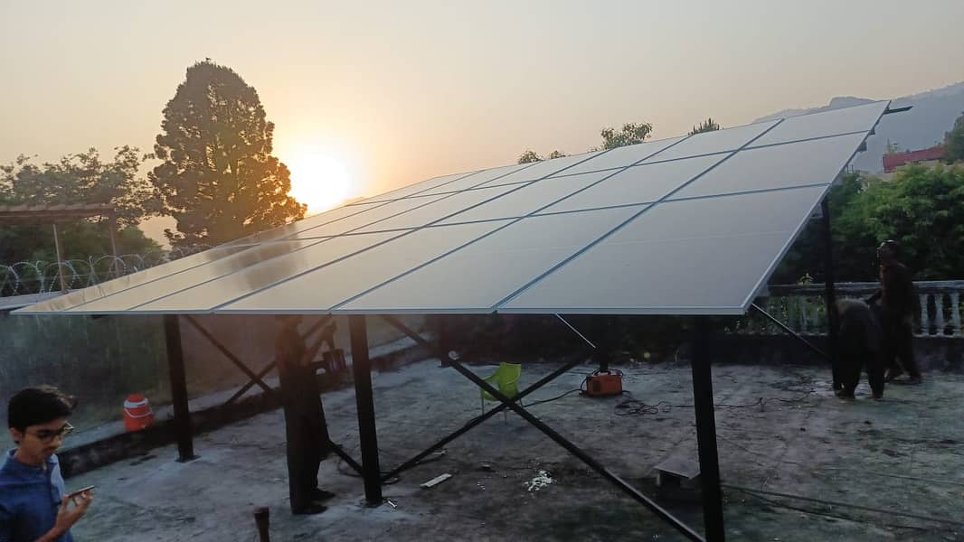 Solar Stands Installation 6