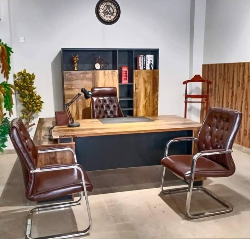 Executive Table/CEO Table/Executive Chair/Office Table 6