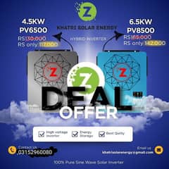 Ziewnic 4.5 Pv6500 And 6.5 PV8500 Diamond series Available Deal Offer