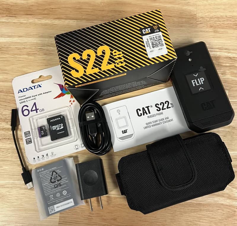Cat S22 16gb 2GB RAM Rugged Flip Phone 0