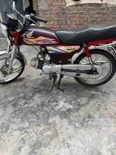 HONDA 70T 19  20 MODEL HA CONDITION 10/7.5