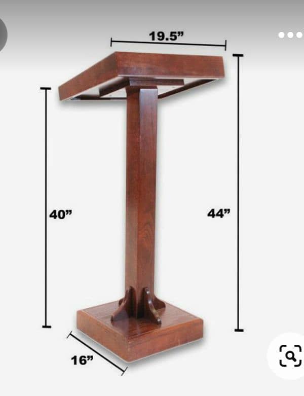 podium/ speech dice/rostrum 3