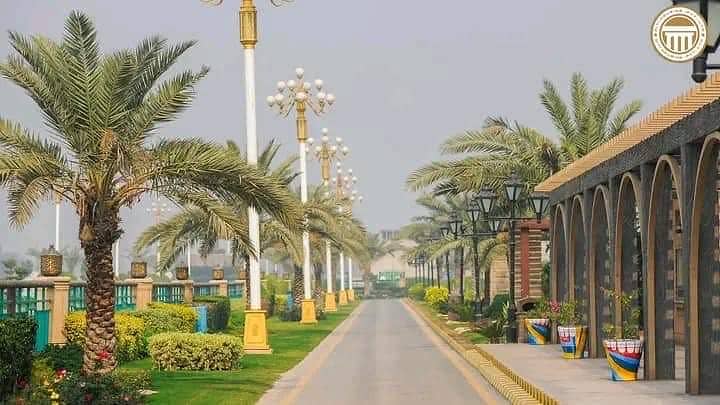 Citi Housing Jhelum dancing fountain block 10marla plot available is very good and higted location 2