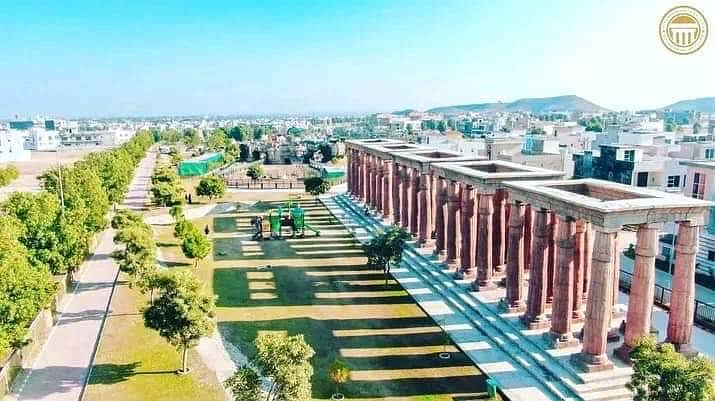 Citi Housing Jhelum dancing fountain block 10marla plot available is very good and higted location 3