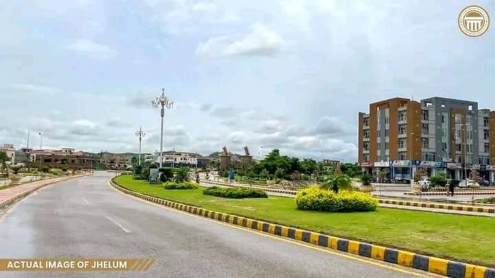 Citi Housing Jhelum dancing fountain block 10marla plot available is very good and higted location 7