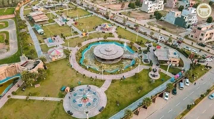 Citi Housing Jhelum dancing fountain block 10marla plot available is very good and higted location 13