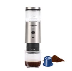 LePresso Portable Espresso Maker For Nespresso & Ground Coffee