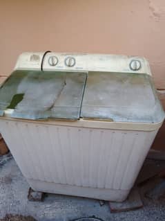 Used Haeir washing machine in working condition.