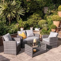 outdoor rattan set garden furniture rope furniture new design