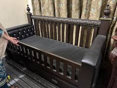 solid wood baby cot