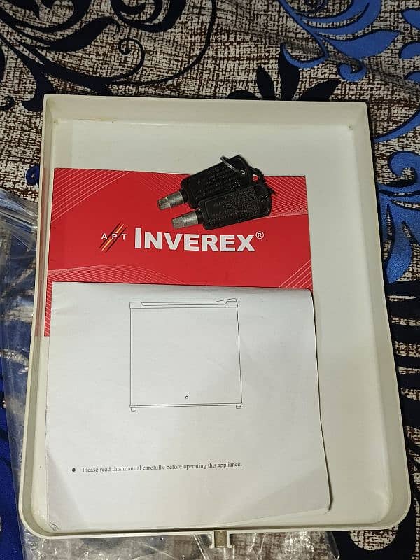 inverex single door mini fridge 12