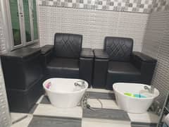 its an salon item with 2 sinks and 2 stools