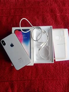iPhone x 64 GB full box PTA approved 03267239050