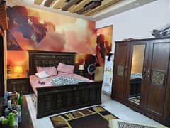 Complete Bedroom Set with Cupboard