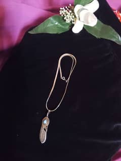 gold plated chain and locket