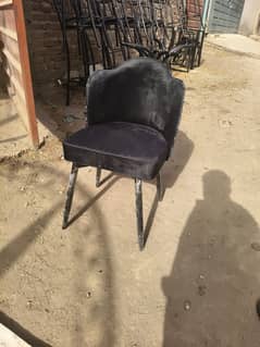 dining table/6 seater dining set/metal steel chair/UV top dining table