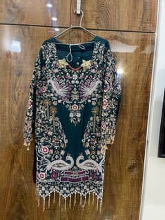 handmade Work heavy bridal 3 pc