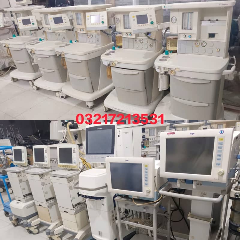 Anesthesia GA Machine General Anest. Adult Peads Infant Ventilators OT 0