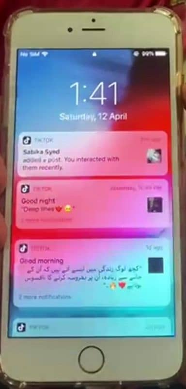 I Phone 6 plus Pta Approved 0