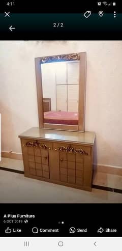 Dressing  side table storage box showcase