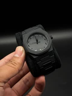 Arabic Dial Black Aura Watch