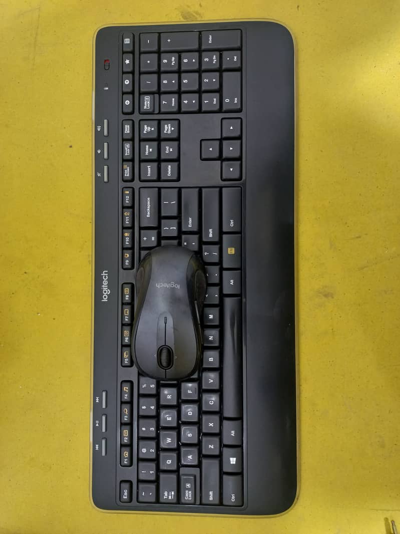 Wireless Logitech Keyboard and Mouse Combo with Dongle (Qty Available 0
