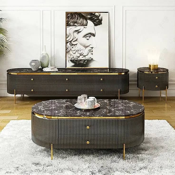 Center table-Marble table-dining table-Side table-Glass table-table 7