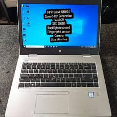HP ProBook 640 G4 Core i5 8th Generation  Ram 8GB SSD 256GB