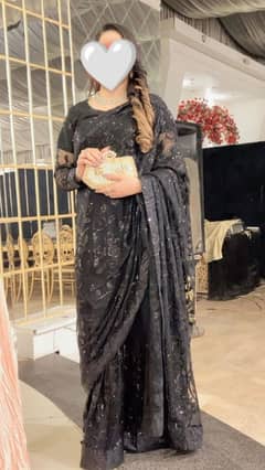 Black saree