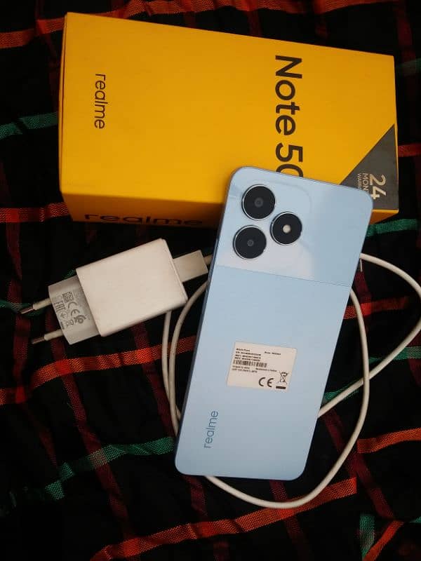 realme note50 with complete Box only 5 month use Full lush condition 0