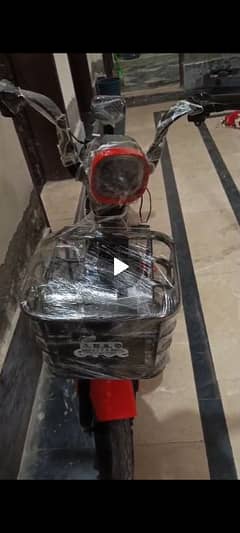 Electric scooter, likely brand new condition